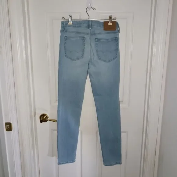 American Eagle Air Flex+ Jeans Boys Youth Unisex Size 29x30 Light Blue W… - Picture 7 of 8